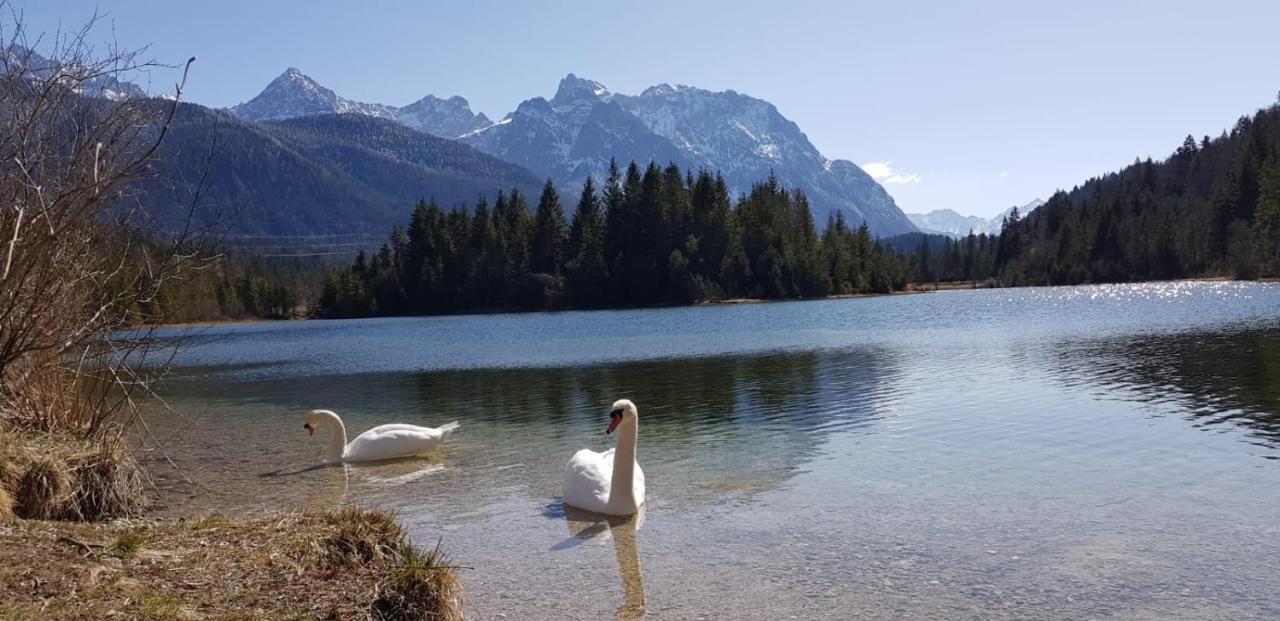 Ferienwohnung Bergfrieden Krün Exteriér fotografie