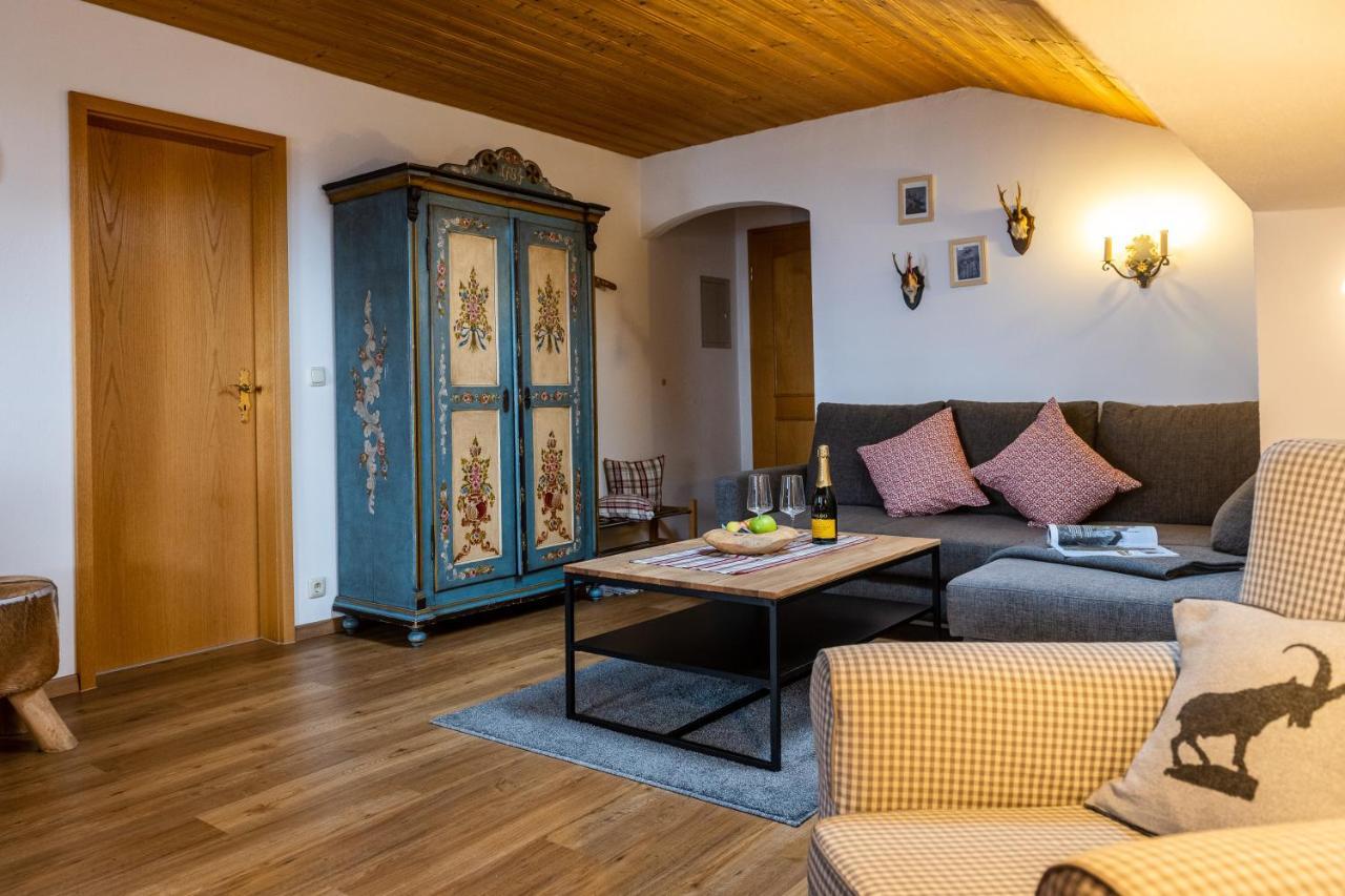 Ferienwohnung Bergfrieden Krün Exteriér fotografie