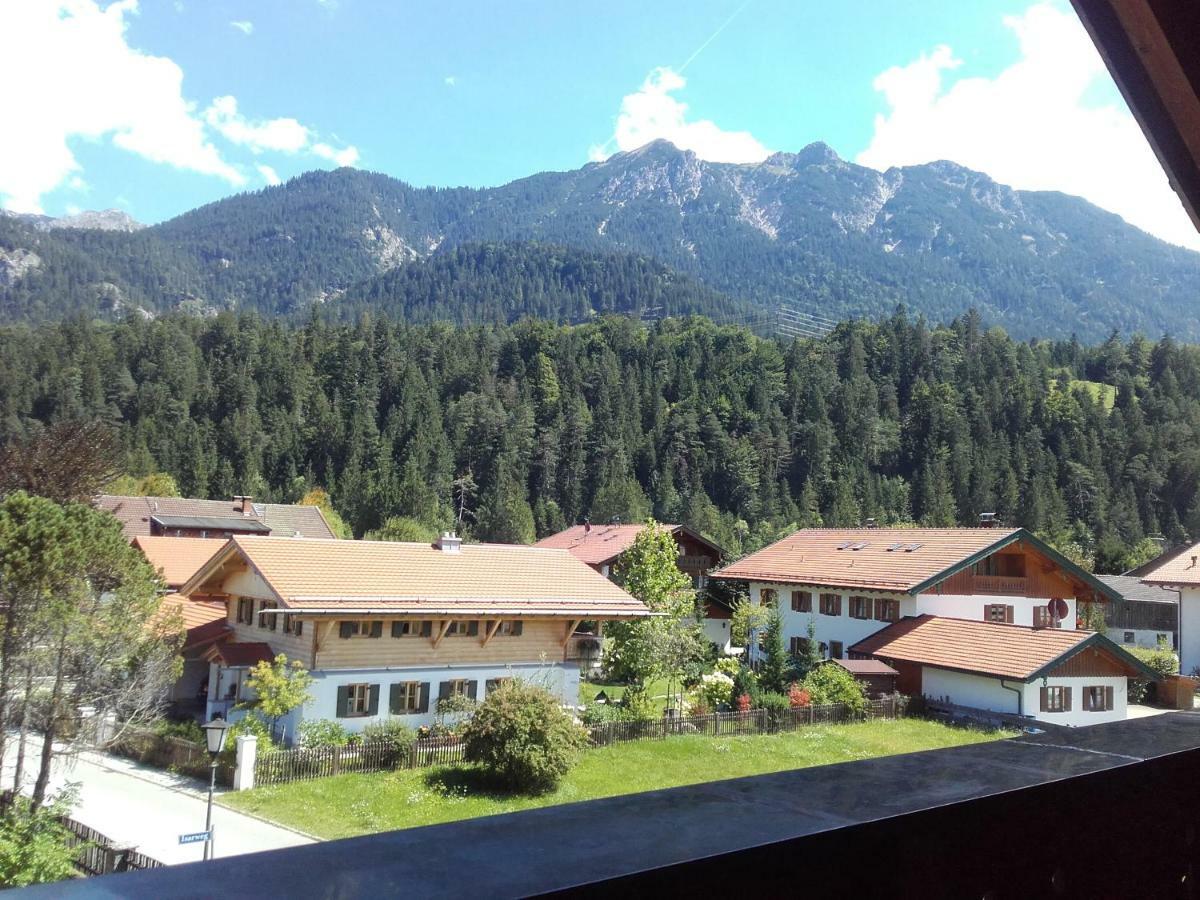 Ferienwohnung Bergfrieden Krün Exteriér fotografie